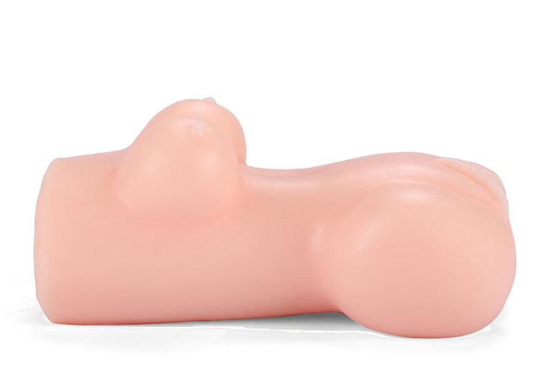 Мастурбатор-вагіна Dreamtoys The girl next door з відкритим кінцем, бежевий, 13 х 7 см - Изображение 5