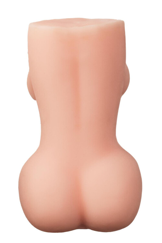 Мастурбатор-вагіна Dreamtoys The girl next door з відкритим кінцем, бежевий, 13 х 7 см - Изображение 4