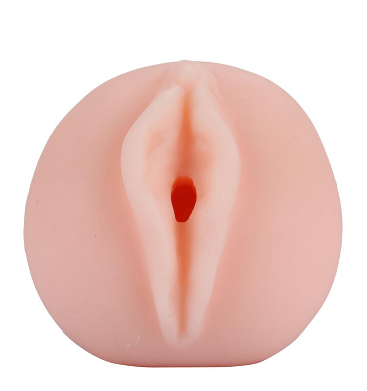 Мастурбатор-вагіна Dreamtoys The girl next door з вібрацією, бежевий, 13.5 х 6 см - Изображение 1