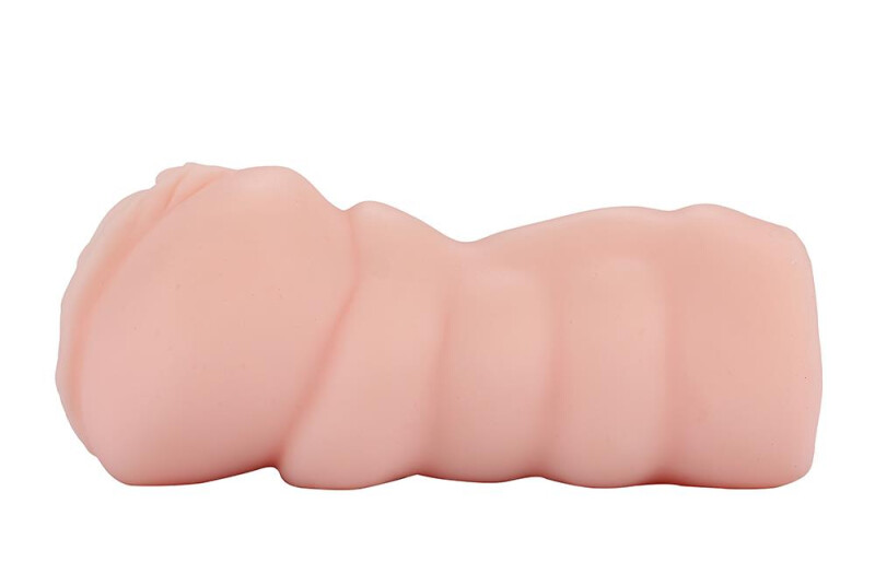 Мастурбатор-вагіна Dreamtoys The girl next door з вібрацією, бежевий, 13.5 х 6 см - Изображение 3