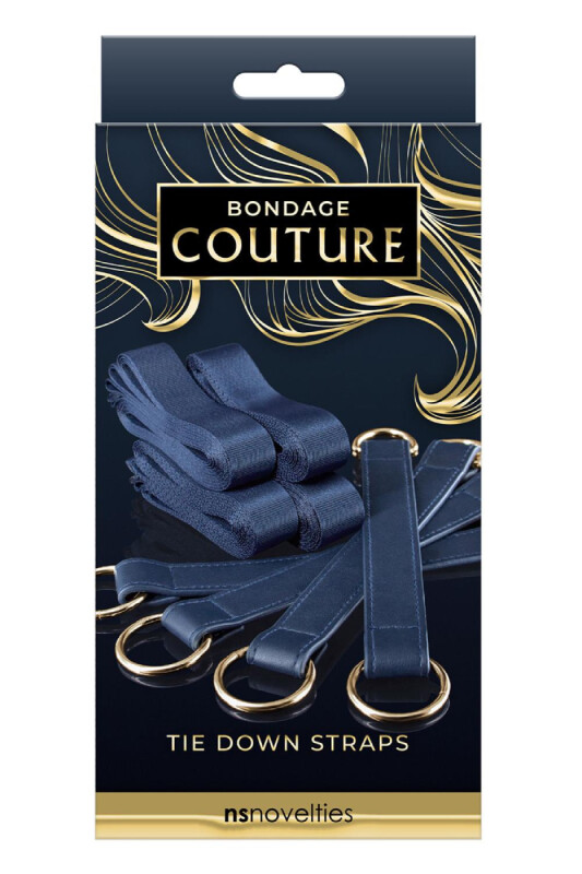 Система фіксації до ліжка NS Novelties Bondage Couture, синя - Изображение 1