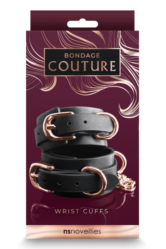 Наручники NS Novelties Bondage Couture, чорні - Зображення 1