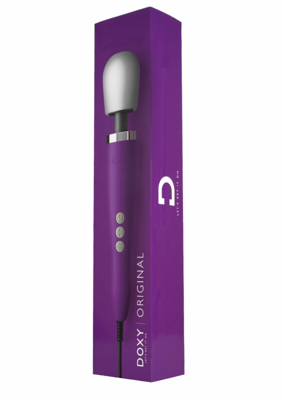 Вібромасажер Doxy Original, фіолетовий, 35 х 5.5 см - Изображение 6