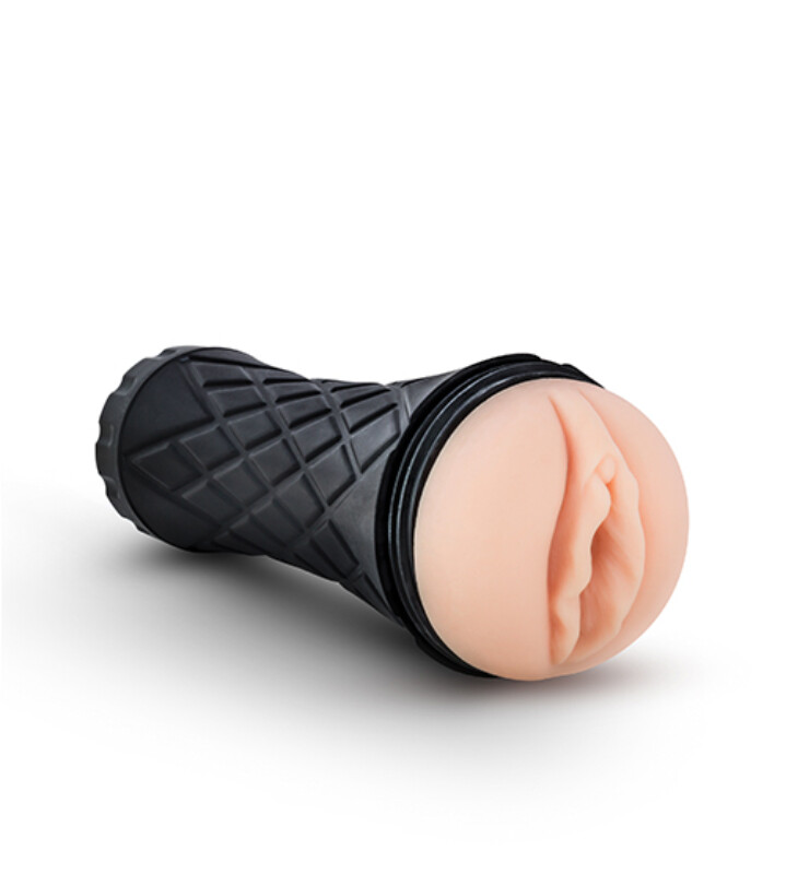 Мастурбатор-вагіна Blush M for Men в колбі, бежевий, 24.1 х 8.9 см
