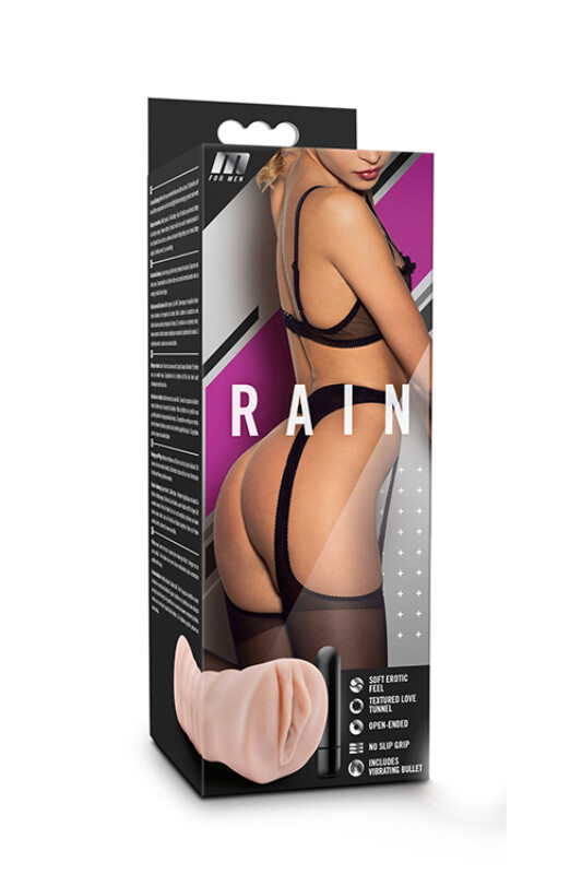 Мастурбатор-вагіна Blush M for Men з віброкулею, кібершкіра, бежевий, 12.7 х 3.1 см - Изображение 1