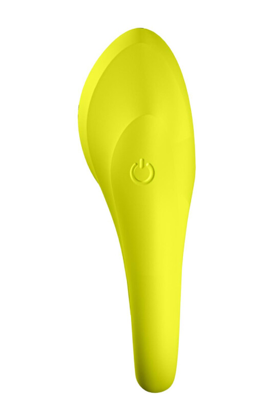 Ерекційне віброкільце Satisfyer Spectacular Duo подвійне, жовте, 9.9 х 5.5 см - Изображение 4