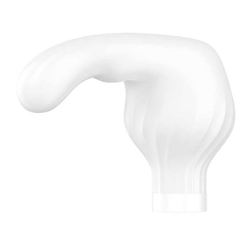 Вібратор-мікрофон Satisfyer Double Wand-er з додатком, білий, 27 х 5.5 см - Изображение 5