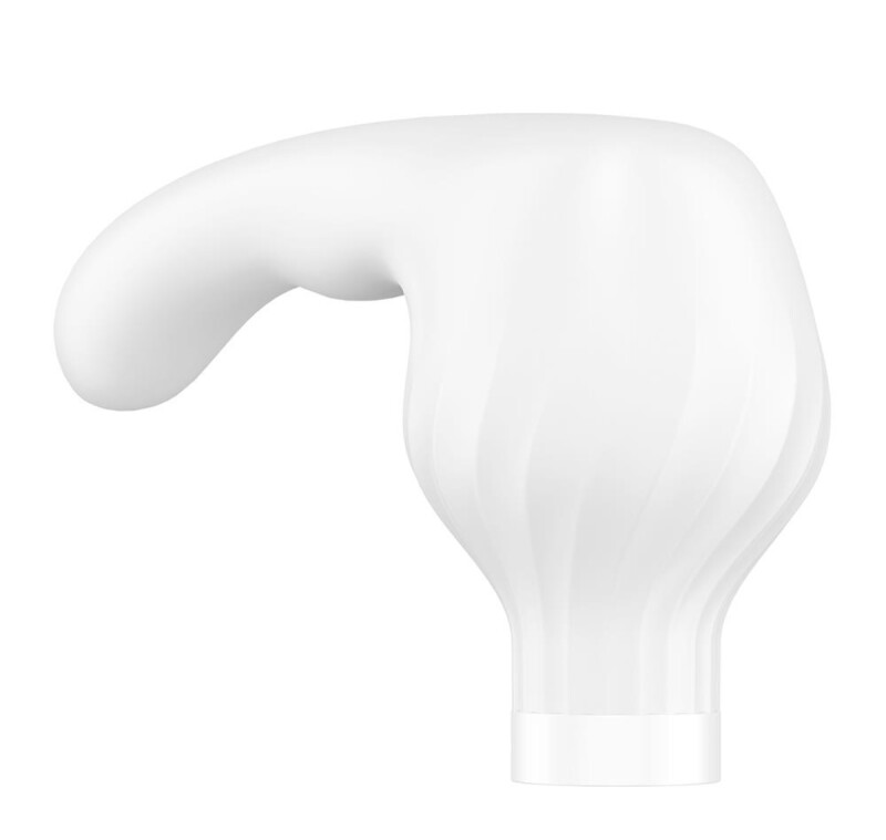 Вібратор-мікрофон Satisfyer Double Wand-er з додатком, білий, 27 х 5.5 см - Изображение 6