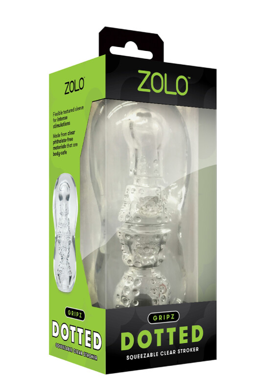 Мастурбатор хай-тек ZOLO прозорий, 12.5 х 2.5 см - Изображение 1