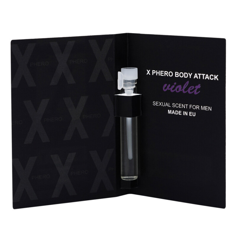 Парфуми з феромонами для чоловіків Body Attack MEN violent X-PHERO, 1 мл - Зображення 1
