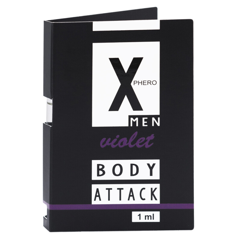 Парфуми з феромонами для чоловіків Body Attack MEN violent X-PHERO, 1 мл