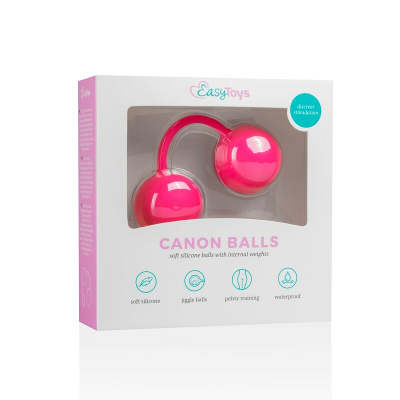 Вагінальні кульки Easy Toys зі зміщеним центром тяжіння, рожеві - Зображення 5