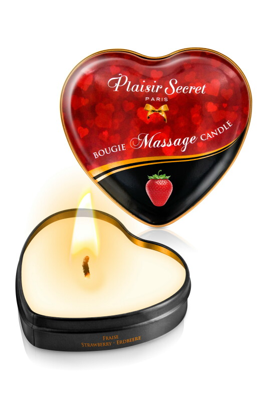Масажна свічка Plaisir Secret, з ароматом полуниці, 35 мл