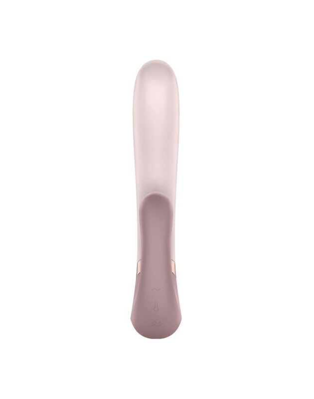 Подвійний смарт вібратор із функцією нагріву Satisfyer Heat Wave Connect App Mauve - Зображення 5