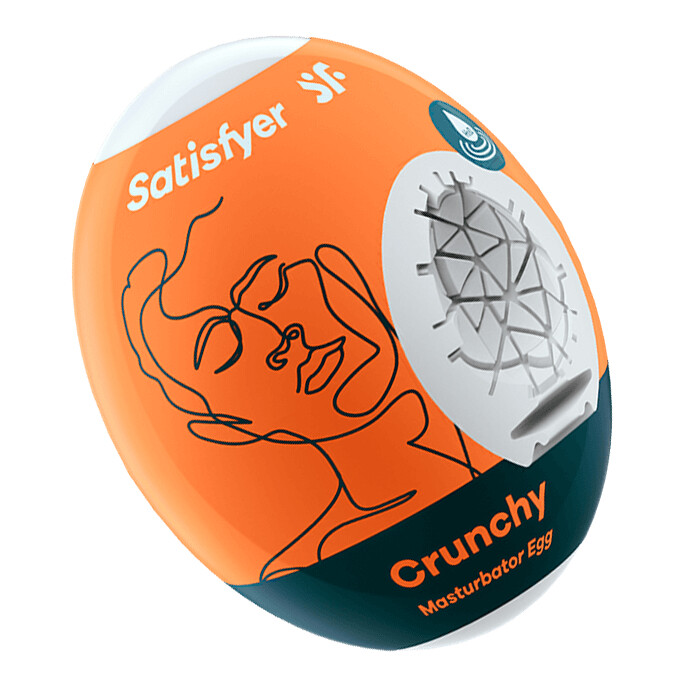 Мастурбатор, що самозмащується Masturbator Egg Crunchy - Зображення 3