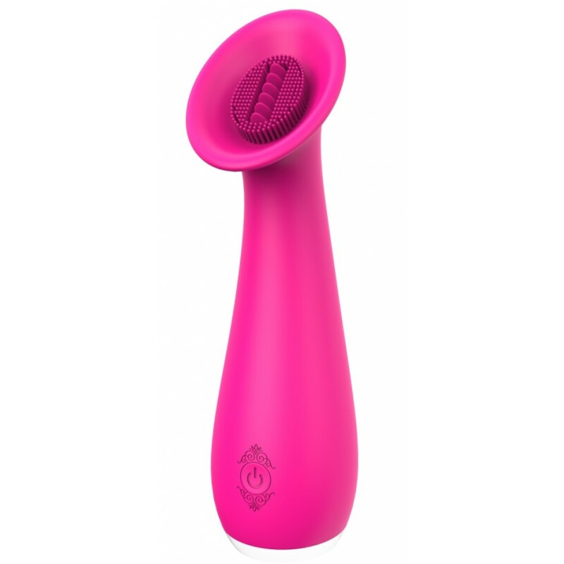 Вібратор для клітора Dreamtoys, силіконовий, рожевий, 15 х 4 см