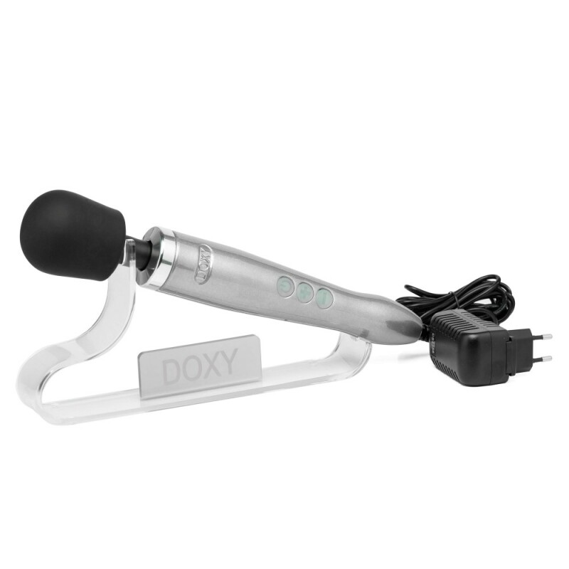 Вібромасажер мікрофон DOXY Die Cast Vibrator Silver - Зображення 5