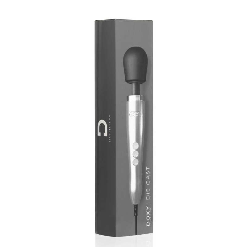 Вібромасажер мікрофон DOXY Die Cast Vibrator Silver - Зображення 4