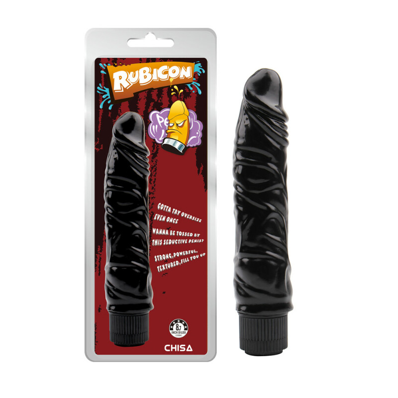 Реалістичний вібратор Chisa Rude Vibrating Him, 22 х 4.7 см, чорний