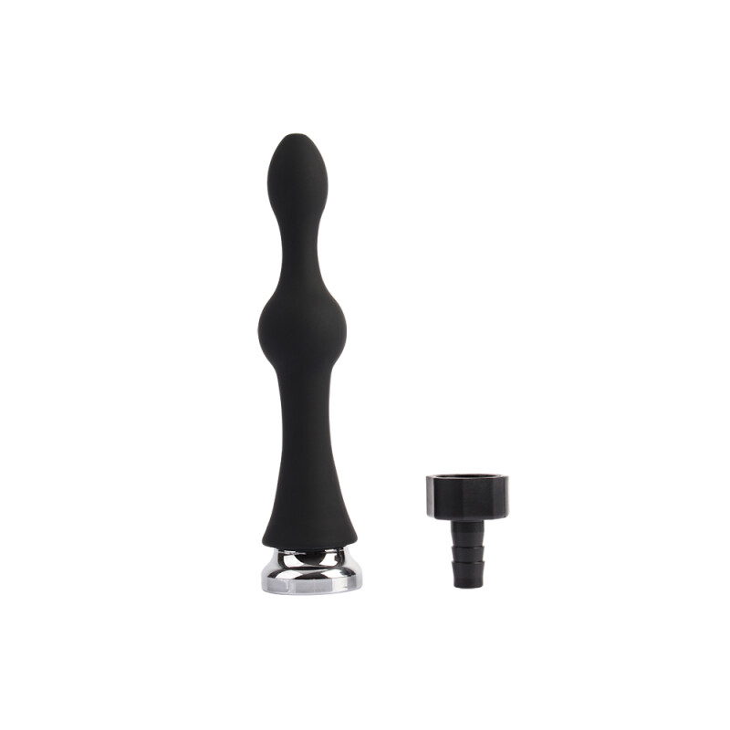 Насадка для анального душу Chisa Black Mont чорна, 15 х 3.5 см
