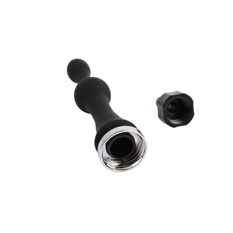 Насадка для анального душу Chisa Black Mont чорна, 15 х 3.5 см - Изображение 3