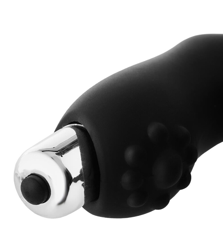 Вібромасажер простати Dream Toys Fantasstic рельєфний, чорний, 11.3 х 3.3 см - Зображення 7