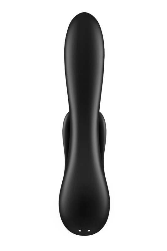 Вібратор-кролик Satisfyer Double Flex з додатком та двома відростками, чорний, 20 х 3.5 см - Изображение 5