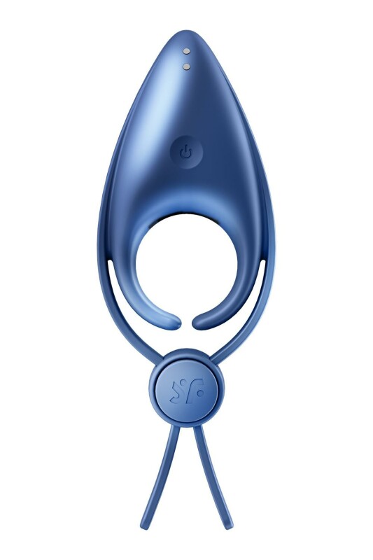Ерекційне віброкільце Satisfyer Sniper регульоване,блакитне, 14.2 х 5 см
