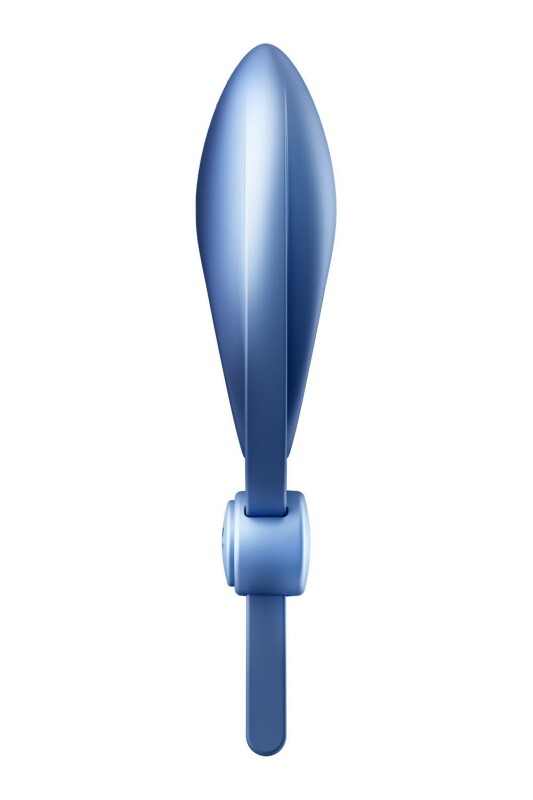 Ерекційне віброкільце Satisfyer Sniper регульоване,блакитне, 14.2 х 5 см - Зображення 4