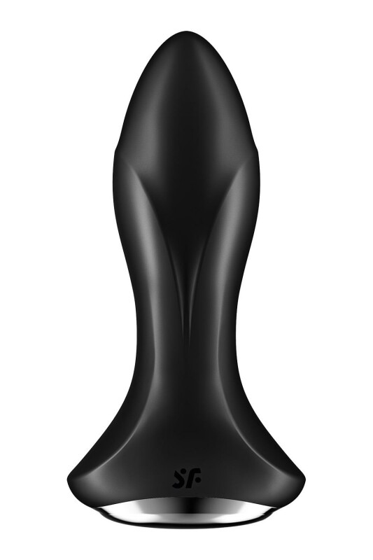 Анальний вібратор Satisfyer Rotator Plug 1+ з додатком та ротацією, чорний, 13.5 х 3.8 см - Изображение 2