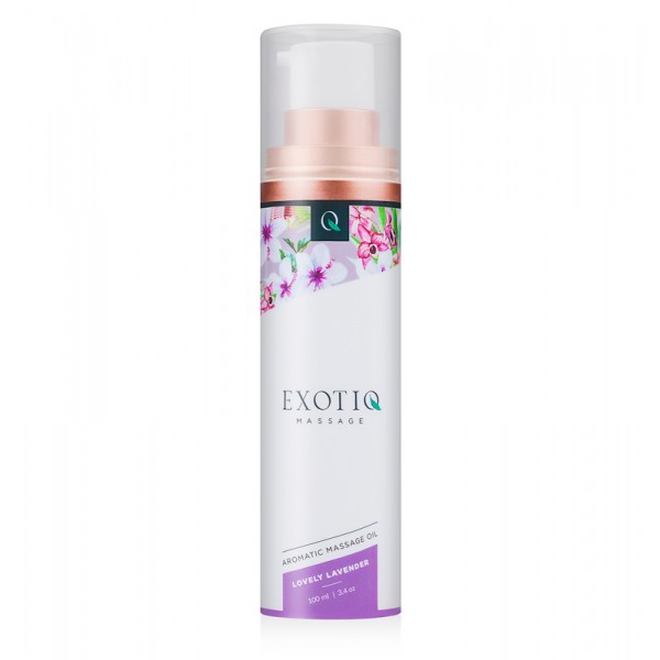 Масажна олія Exotiq Massage Lovely Lavender з ароматом Лаванди, 100 мл