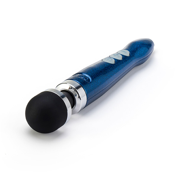 Масажер-мікрофон Doxy Die Cast 3R Wand Vibrator, синій - Зображення 1