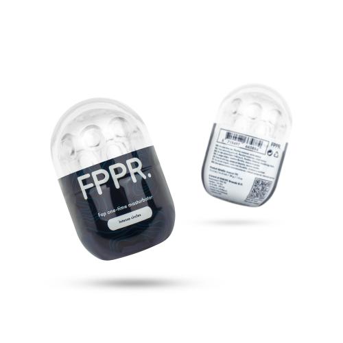 Мастурбатор нереалістичний FPPR, з рельєфом, прозорий - Изображение 1