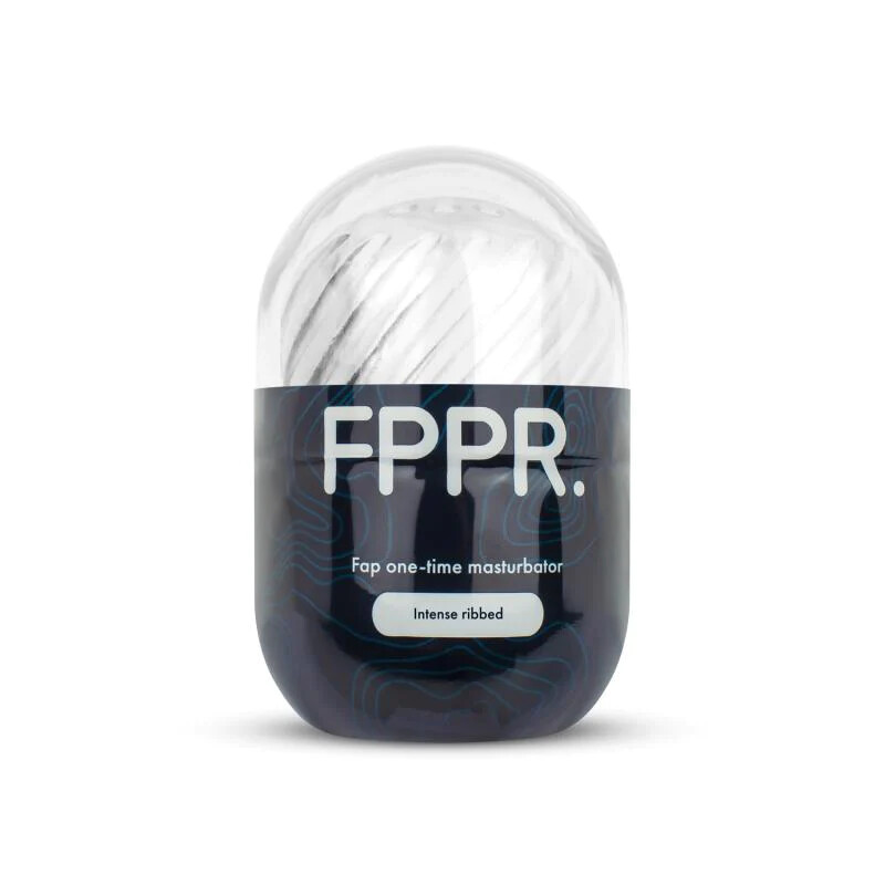 Мастурбатор нереалістичний FPPR, з рельєфом, прозорий