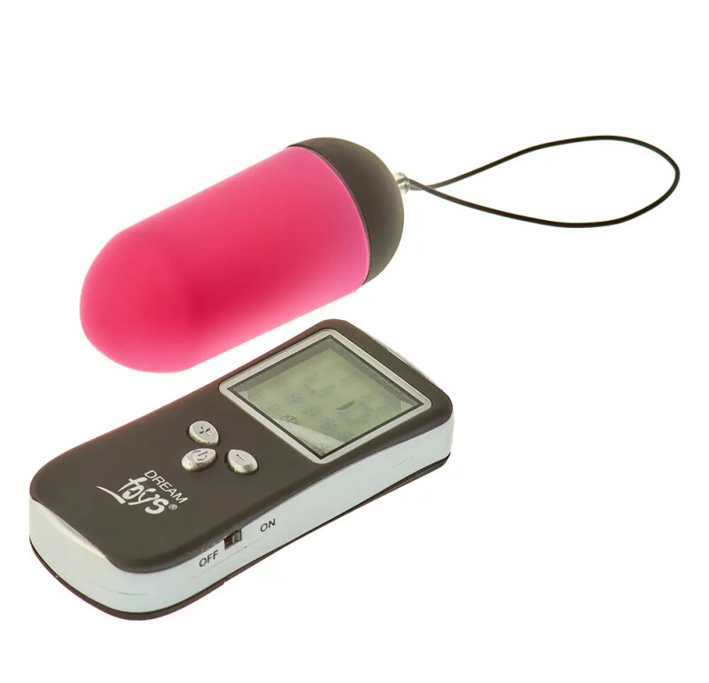 Віброяйце з пультом керування Dream Toys рожевий, 8 х 3.2 см - Зображення 5