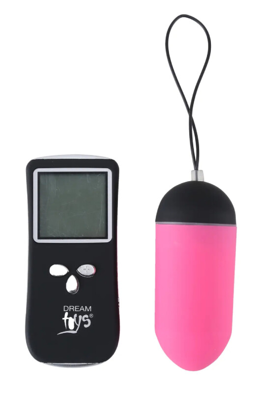 Віброяйце з пультом керування Dream Toys рожевий, 8 х 3.2 см