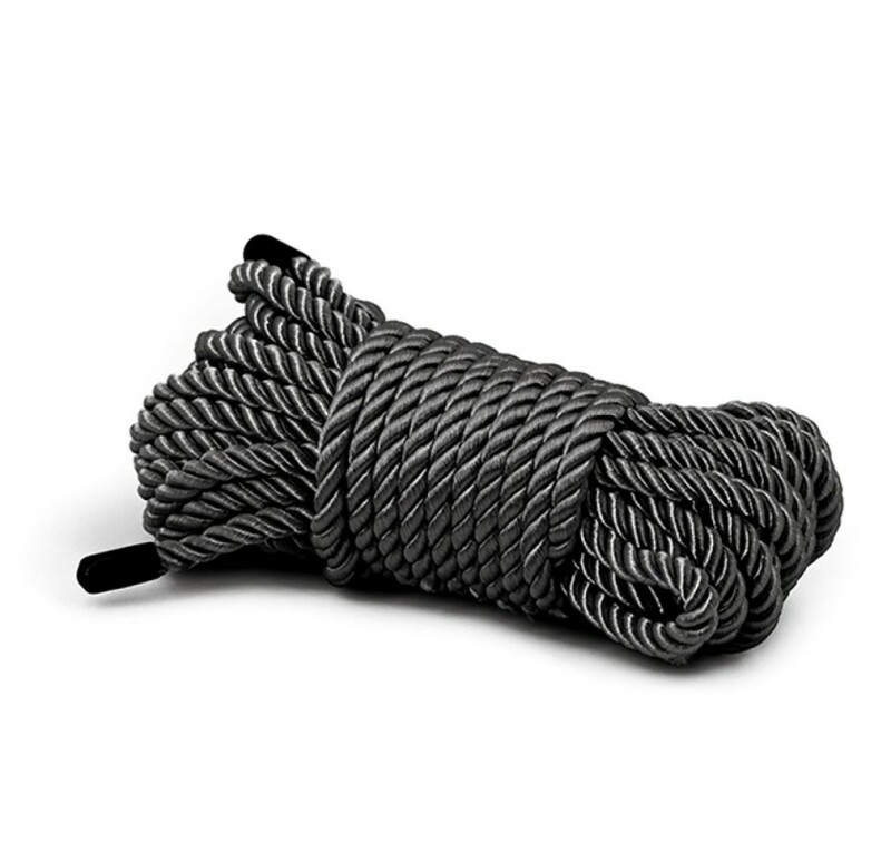 Мотузка для бондажу Bondage Couture, чорна, 8 м
