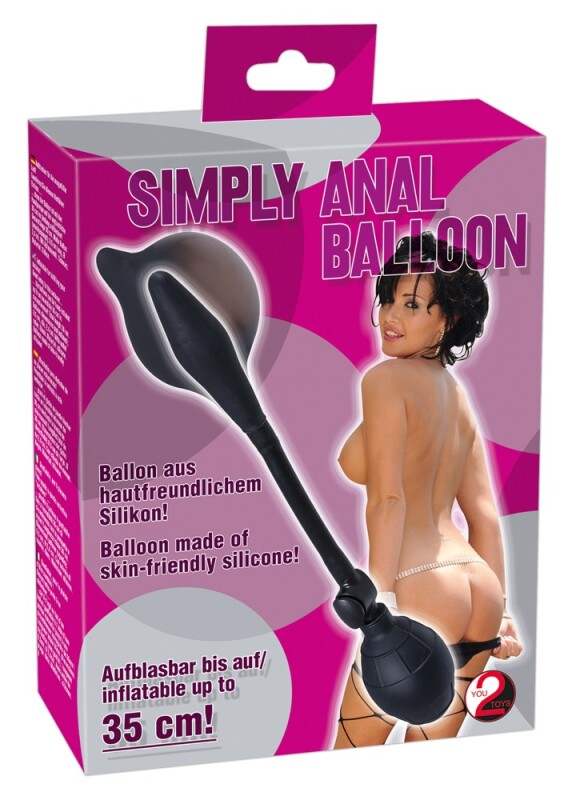 Анальний розширювач із накачуванням Simply Anal Balloon, чорний