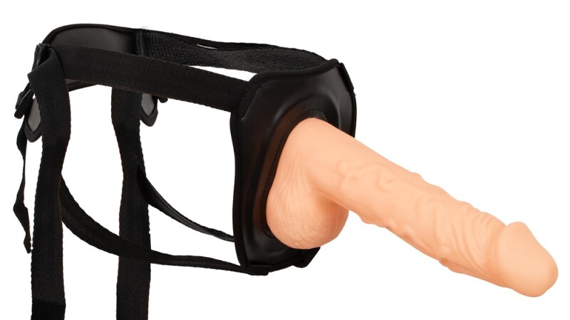 Страпон порожнистий (фаллопротез) Erection Assistant Hollow Strap-On, 24 см х 4 см - Изображение 1