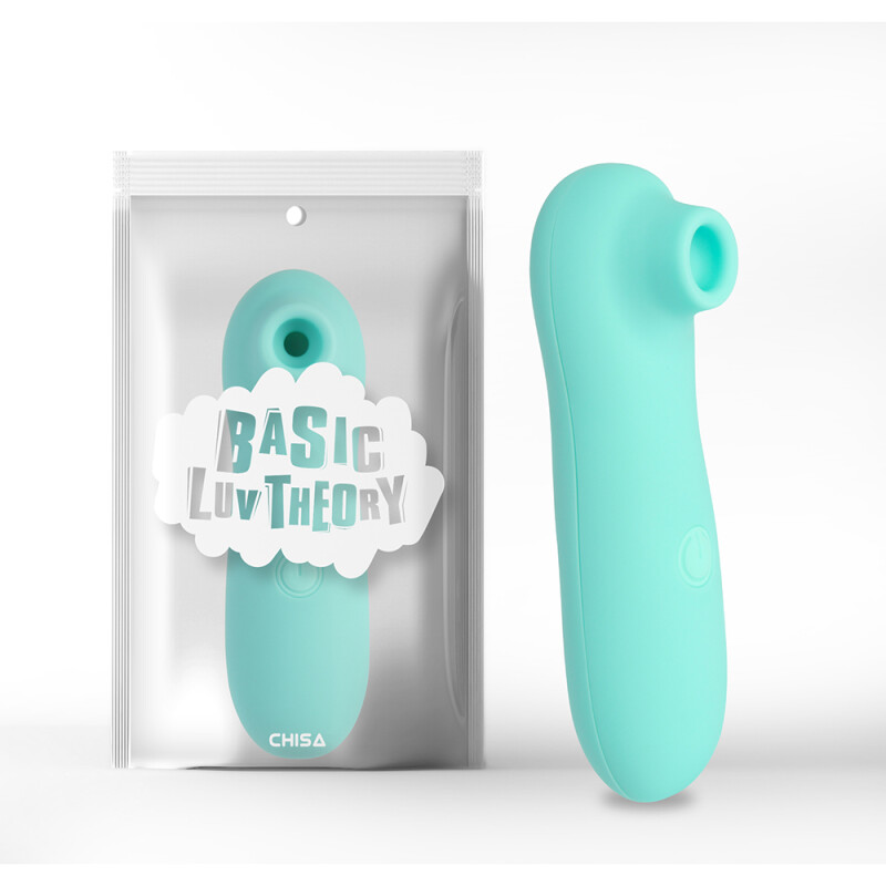Вакуумний стимулятор клітора Chisa Irresistible Touch, блакитний