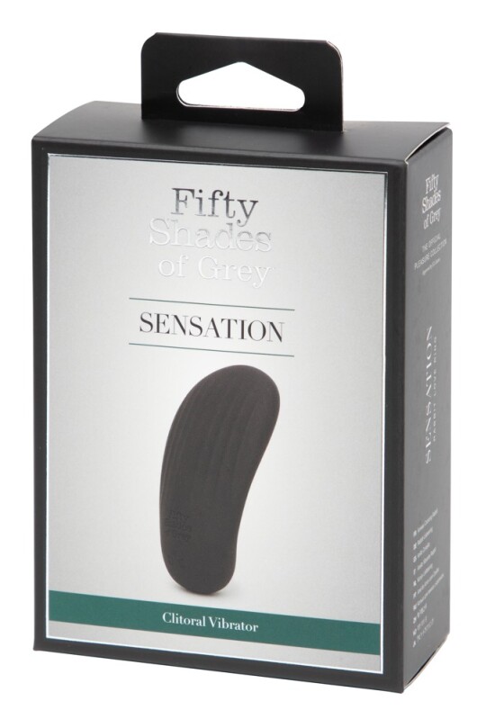 Вібратор для клітора Sensation Fifty Shades Of Grey, чорний, 8 х 3 см - Зображення 1