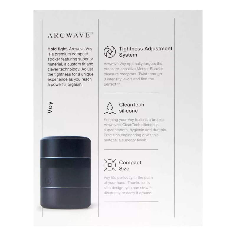 Мастурбатор нереалістичний Arcwave Voy, чорний - Зображення 9