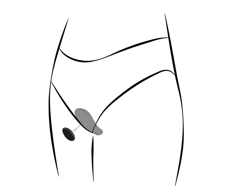 Магнітна кліпса для Moxie by We-Vibe Magnetic Clip бірюзова - Зображення 3