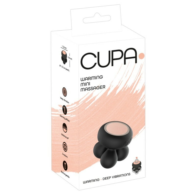 Міні-масажер з підігрівом CUPA Warming Mini Massager, 5.5 см х 5.4 см
