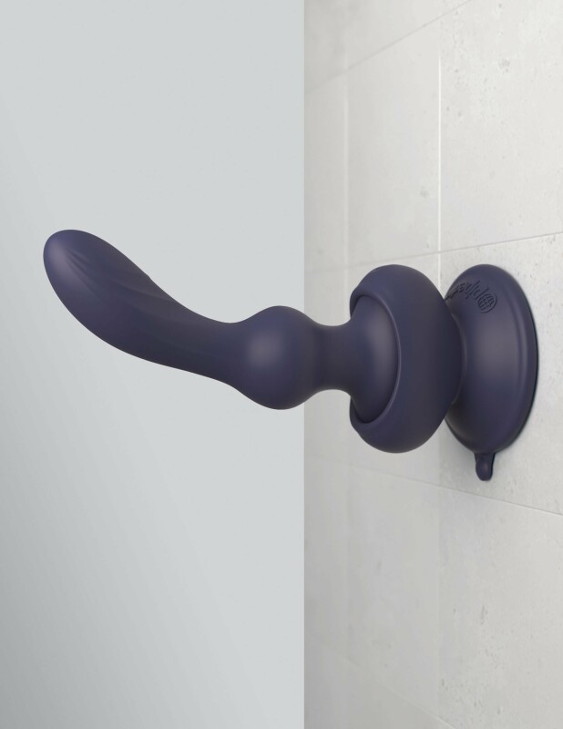 Масажер простати на присосці Pipedream 3Some Wall Banger P-Spot, синій, 14 х 3.8 см - Изображение 9