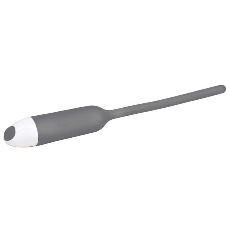 Уретральний вібратор Dilator Vibe від Orion із силікону, сірого кольору, 19 см х 0.6 см - Зображення 2