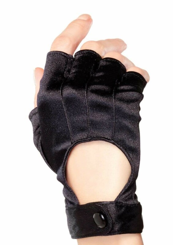 Рукавички Leg Avenue Fingerless Motercycle Gloves чорні, O/S - Зображення 4