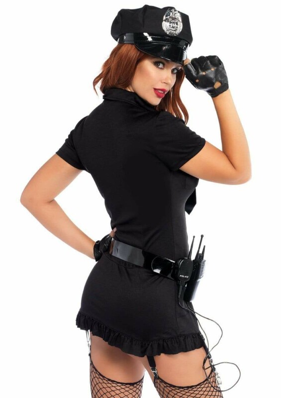 Костюм сексуальної поліцейської S/M Dirty Cop Leg Avenue, 6 предметів - Изображение 3