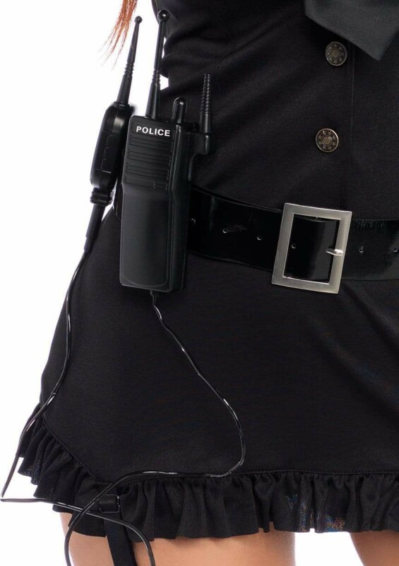 Костюм сексуальної поліцейської S/M Dirty Cop Leg Avenue, 6 предметів - Изображение 6