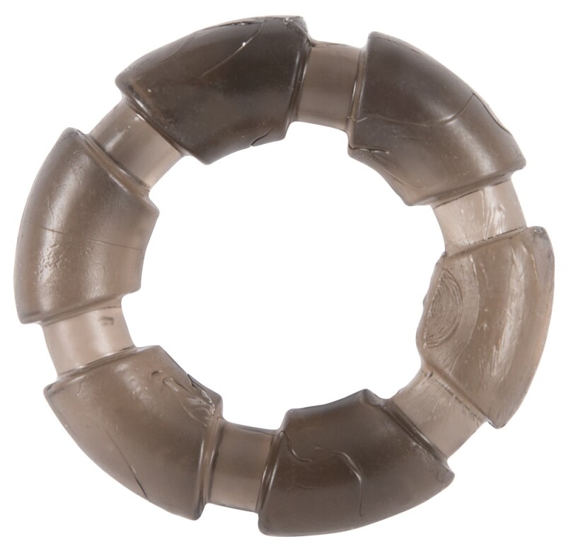 Набір із 3-х ерекційних кілець Stretchy Cock Rings, димчасто-чорні - Зображення 3
